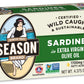 Season Sardines in Extra Virgin Olive Oil - Wild Caught, 22g of Protein, Keto Snacks, More Omega 3's Than Tuna, Kosher, High in 