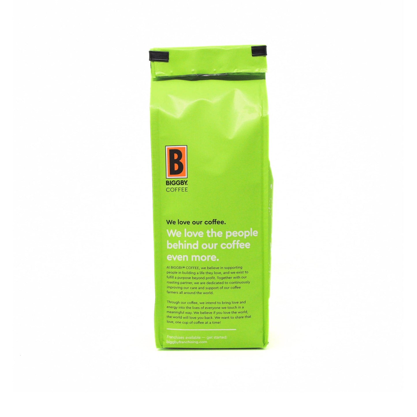 BIGGBY Brown Sugar spirit-inspired flavor Flavored Ground Coffee, Medium Roast, 12oz Vacuum Sealed Bag