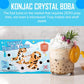 Lunar Lifts Nutrition Konjac Crystal Boba, Vegan Chewy Pearls, Low Calorie, 6 Pouches, 360g