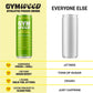 GYM   Athletic Focus Drink, KSM-66 Ashwagandha, Lions Mane, L-Theanine, Green Tea Caffeine, Pear Pineapple Flavor, 12 Pack