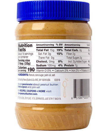 Peanut Butter & Co. Smooth Operator Peanut Butter, Non-Gmo, Gluten Free, Vegan, 28 Ounce (Pack Of 2)