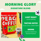 Peace Coffee Morning Glory Signature Blend | 5 Lb Whole Bean Light Roast | Organic Fair Trade | Smooth, Mild Flavor | Shade Grow