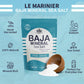 Le Marinier Baja Mineral Sea Salt Fine Grind, 1.1lb - 18oz | 100% Natural and Unrefined | Authentic Baja Sea Salt, Mineral Rich,
