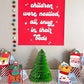 Unique Christmas Tree Honeycomb Centerpiece-12 | Green | 1 Pc Party Decoration, 12'', Multicolor