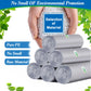 1.2 Gallon Trash Can Liners,300Counts,Small Grey Garbage Bags,Extra Strong 1 2 Gal Trash Bag,Fit 4.5-6 Liters Trash Bin Liners F