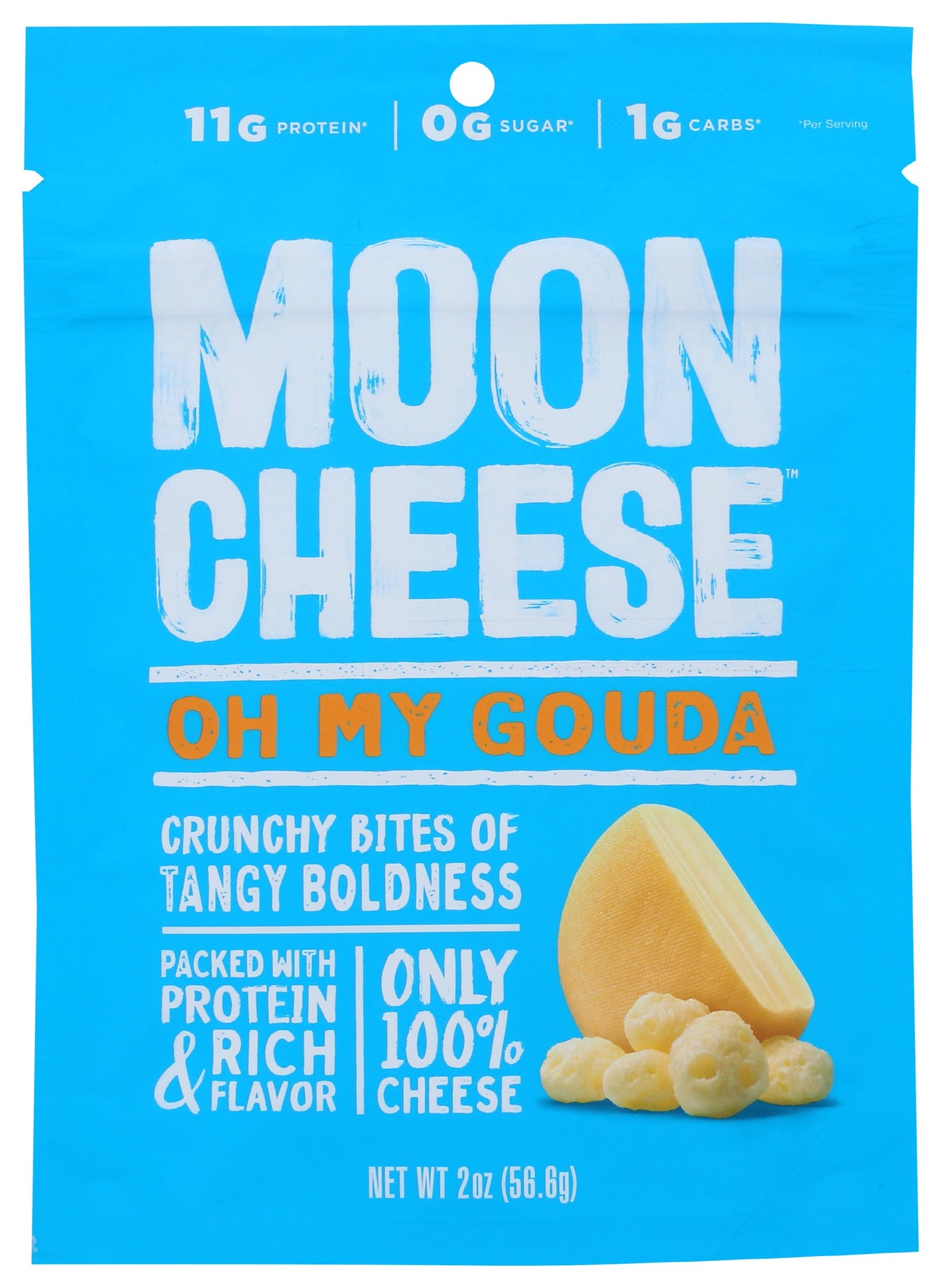 Moon Cheese - 100% Natural Cheese Snack - Gouda - 2 oz