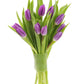 Kabloom Flowers - Bouquet Of Fresh Purple Tulips Without Vase - Gift For Birthday, Anniversary, Get Well, Thank You, Valentine, Mother’S Day Fresh Flowers