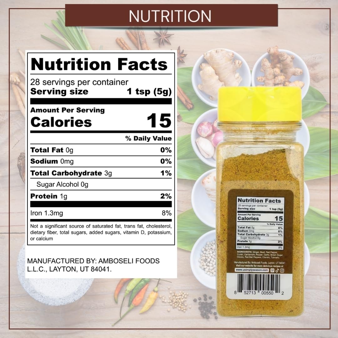 Usimplyseason Asian Seasoning (Thai Spice, 4.8 Oz)