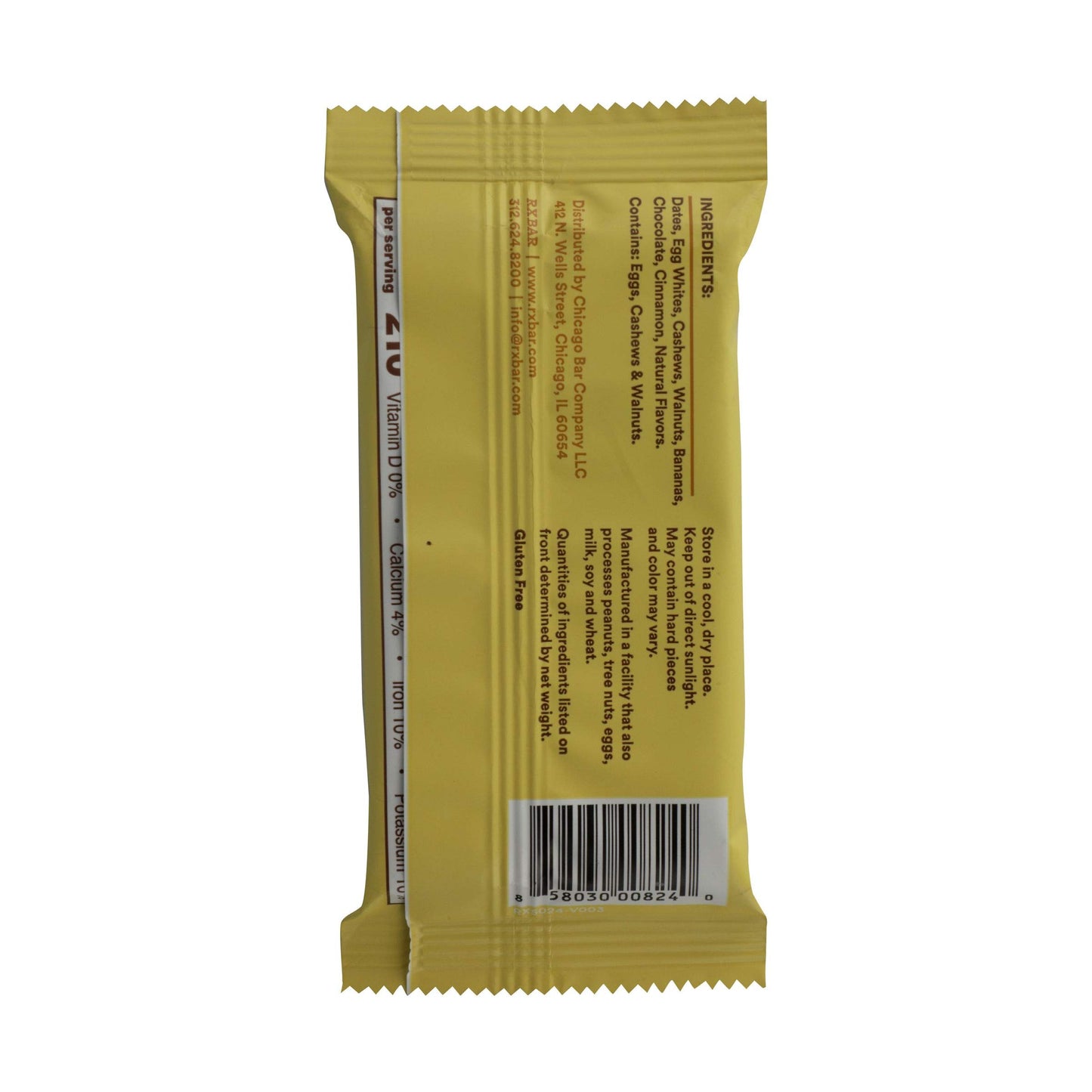 Rxbar Protein Bar, Banana Chocolate Walnut, 1.83 Oz