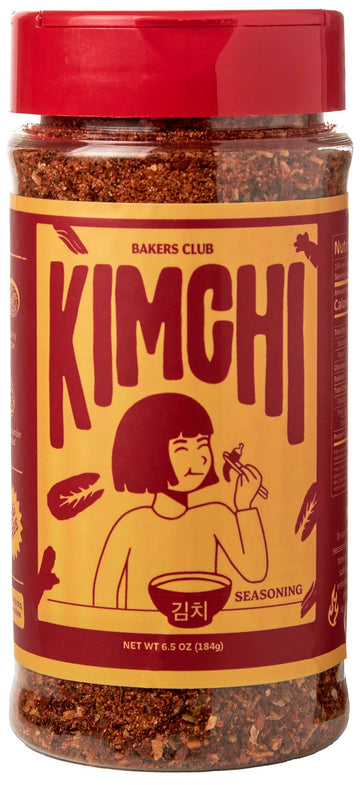 Bakers Club 6.5Oz Korean Kimchi Seasoning Powder - Fried Rice, Stir Fry, Popcorn, Ramen Soup, Barbecue Dry Rub For Meats, Pork,