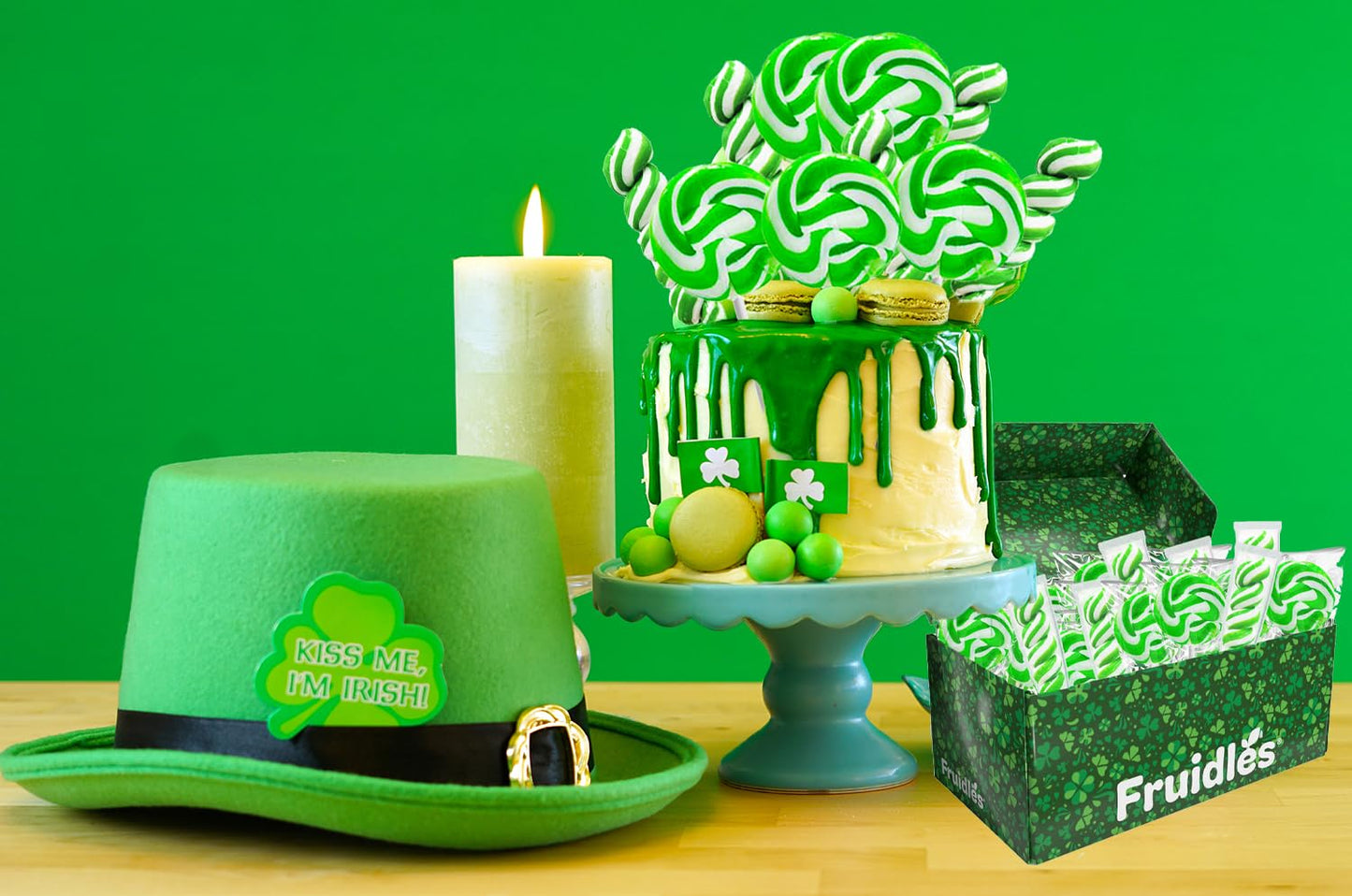 Fruidles St. Patrick'S Day Swirl Variety Lollipops, Party Favor Box, Individually Wrapped (72-Pack)