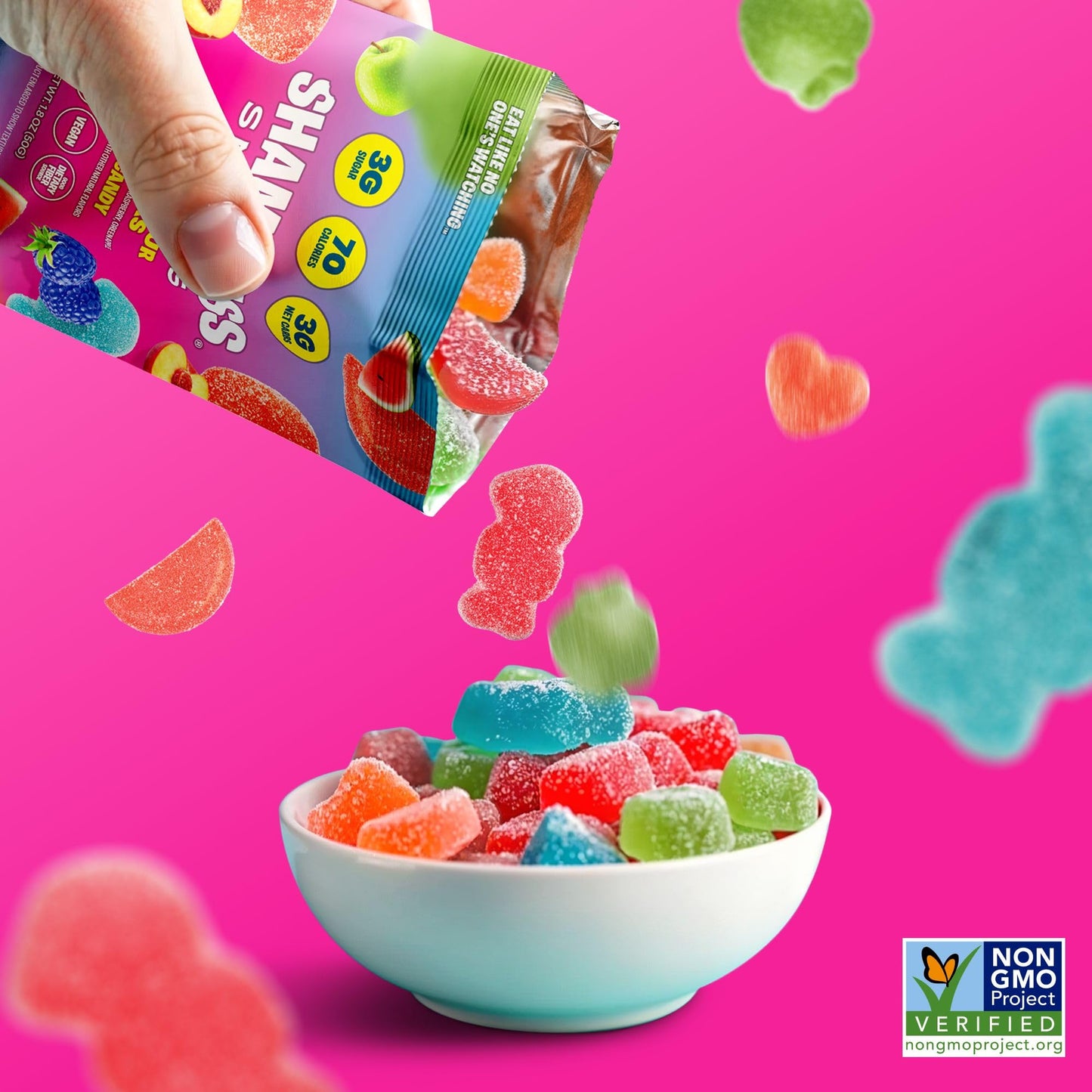 Shameless Snacks Sweet & Sour Allstars - Candy Variety Pack | Sour Gummy Candy | Healthy Vegan Snacks | Low Sugar Fruit Snack |
