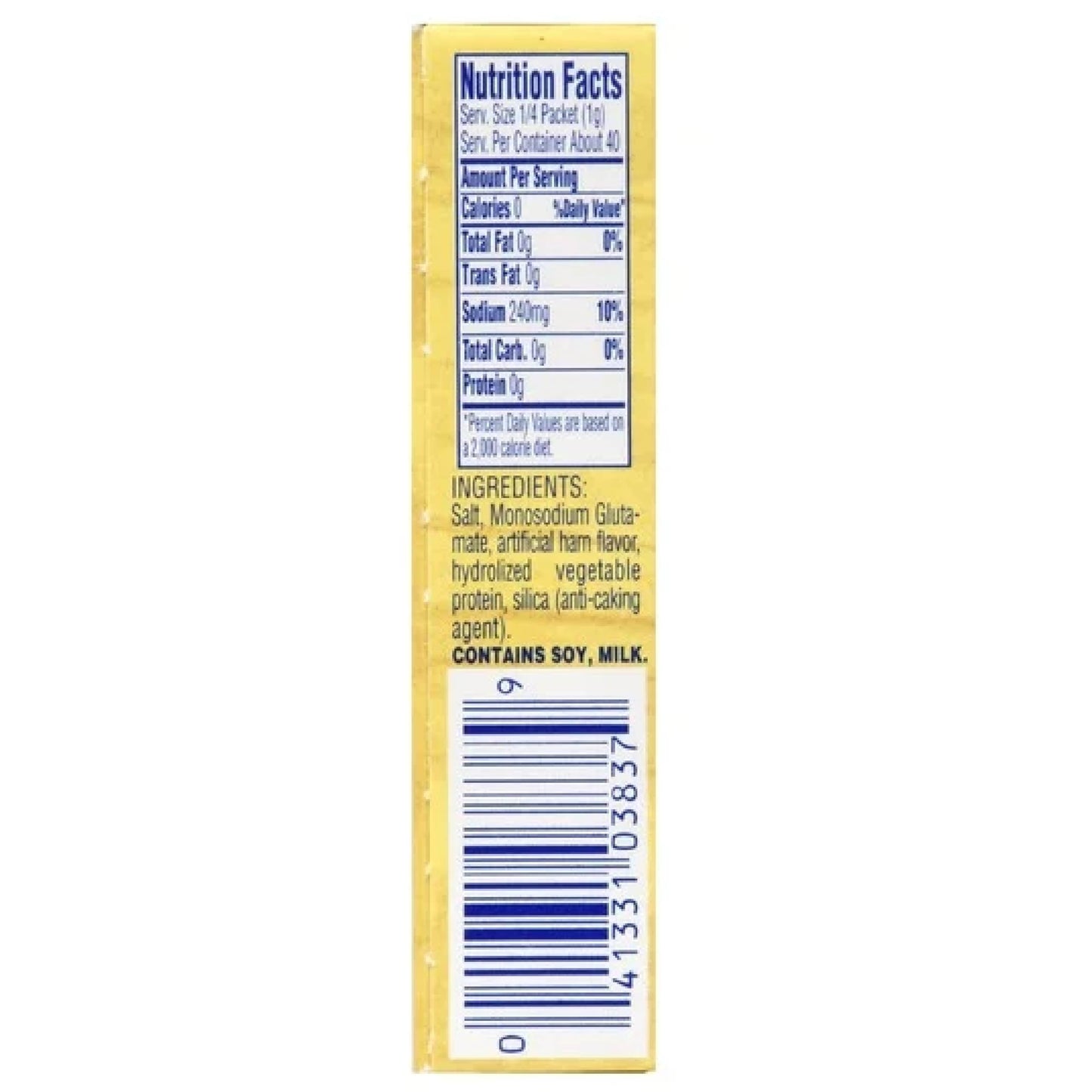 Ham Base Concentrate Seasoning by Goya, Ham Bouillon, for Beans, Soup, Poultry, Seafood, Meat, and Vegetables, 6-Pack, 1.41oz. P
