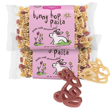 Pastabilities Bunny Hop Pasta, Fun Shaped Noodles For Kids And Easter ,14 Oz (2 Pack) Non-Gmo Natural Wheat Pasta, Kosher Certified, Vegan Plant Based Pasta, Made In The Usa