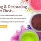 BAKELL Burgundy Red Art & Craft Glitter, 5g Jar | DAZZLER DUST | Non-Toxic Decorating Glitter | Arts, Crafts, Slime, Glue, Paint