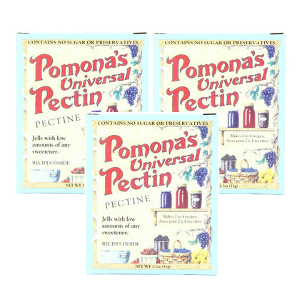 Pomonas Universal Pectin 3 Count 1.1 Ounce Boxes (3.3 Ounces Total) - Perfect for Making Jams and Jelly - Contains No Sugar or 