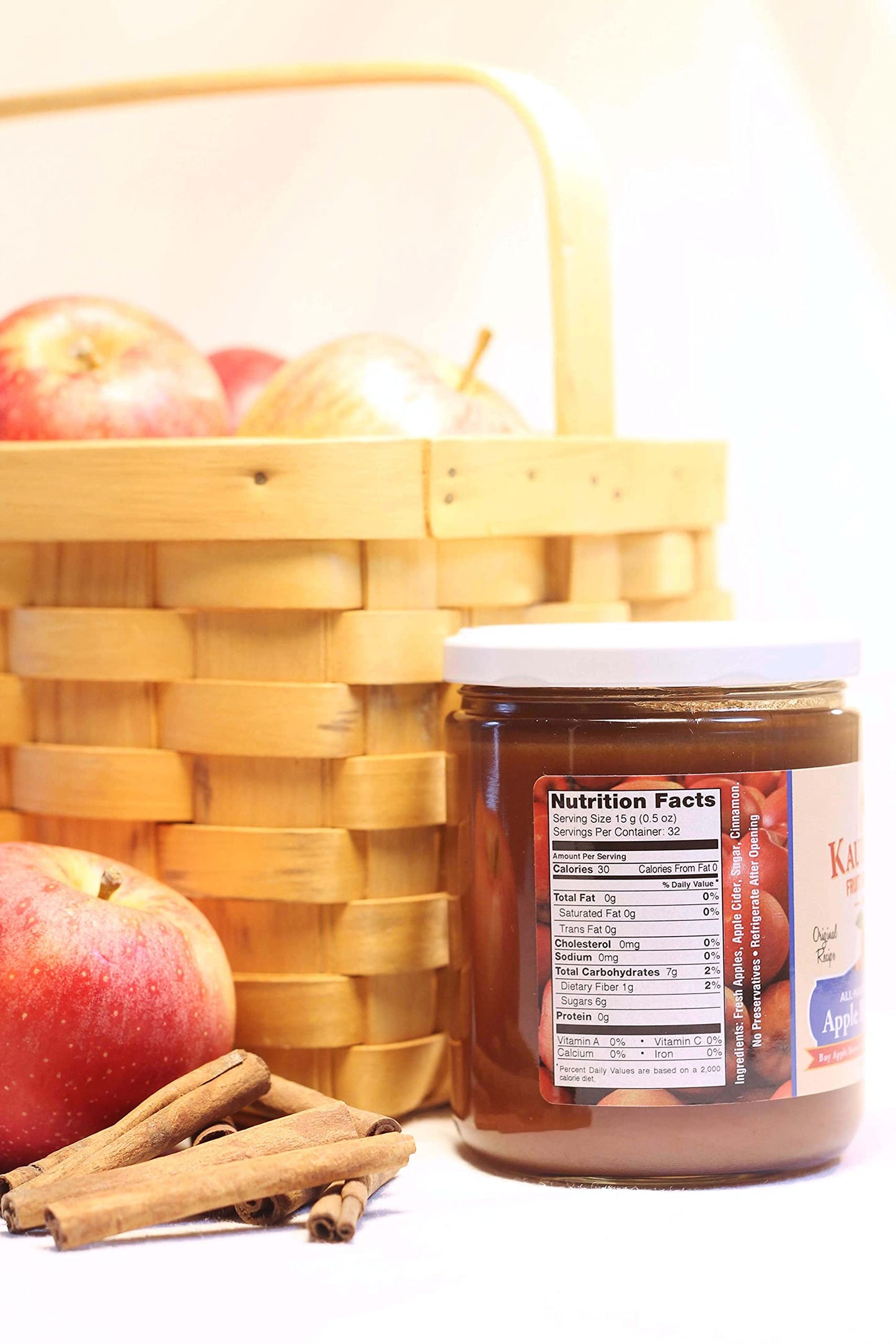 Kauffmans Fruit Farm Apple Butter Spread, Original, 17 Oz. (Pack of 2)