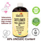 eSutras Organics Linoleic Safflower Oil - Cold Pressed, Moisturizing Non-GMO Oil For Hair, Body & Skin Care(16 oz)