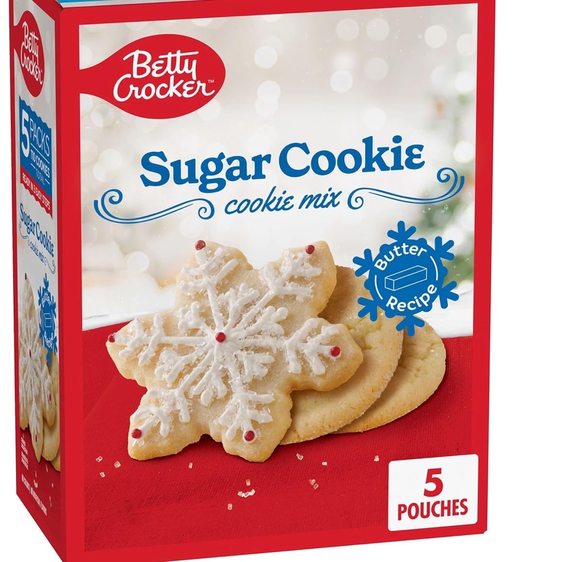 Betty Crockers Sugar Cookie Mix, 17.5 oz, Pack of 5