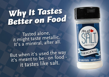 MySALT - Tastes Like Salt, Not a Substitute - Sodium-Free Salt Substitute with Clean Label Nutrients for Cooking & Table Use - 3