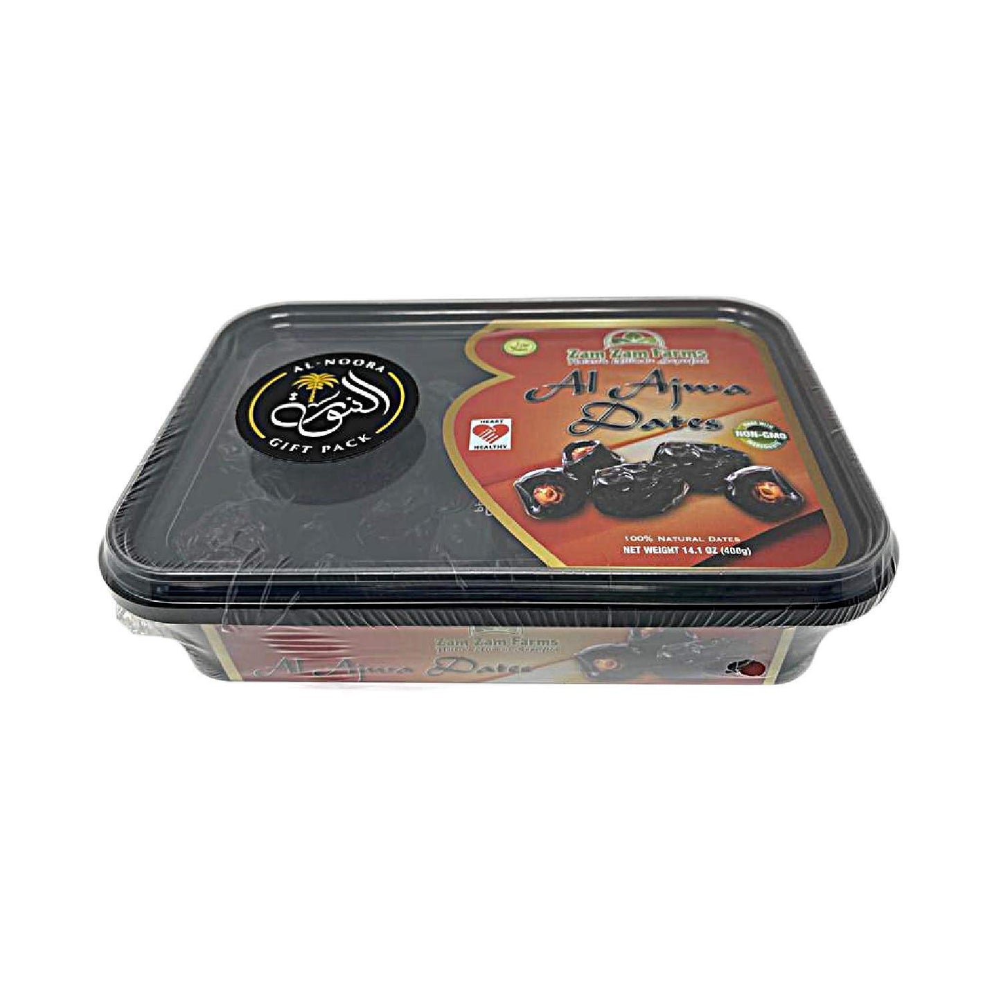Al Ajwa Dates 400G No 1 Quality Dates Imported From Saudi Arabia With Al-Noora Gift Wrap Pack