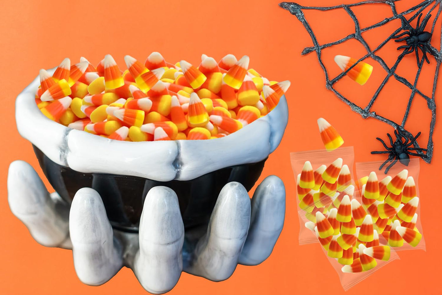 Fruidles Halloween Candy Corn, Classic Candy Treat Bags, Gluten-Free, Fun & Festive Holiday Snacking, Individual 1Oz Bags (8-Pack)