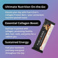 Fuel 4 Ever Peanut Butter Oatmeal Collagen Protein Bars, 14g Protein, MCT Oil, No Artificial Ingredients, Low Carb, High Fiber S