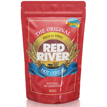 Red River Cereal - Cracked Wheat Hot Cereal (2Lbs / 908G) Made In Canada At Arva Flour Mills - All Natural, No-Additives (1-Pack