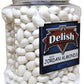 Sugar Free White Jordan Almonds by Its Delish, 3.5 Lbs Jumbo Container | Candied Almond Nut with Hard Candy Coating | No Sugar A