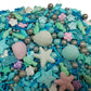 Homankit Ocean Sprinkles - Edible Hippocampi Starfish Shell Fish Pearl Sugar for Cake Decorating - Sea Theme Birthday Party Supplies