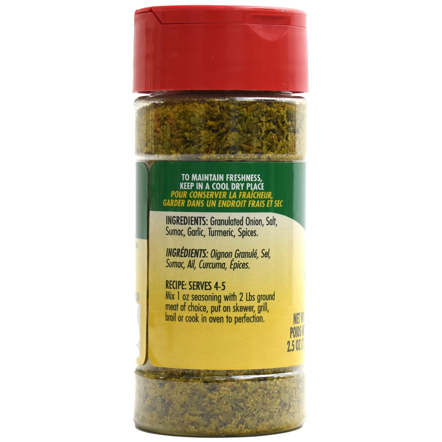 Sadaf Ground Meat Kabob Seasoning 3 X 2.5 Oz - Middle Eastern And Mediterranean Kebab Spices And Seasonings Mix - Kosher-(Pack Of 3)
