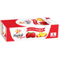 Yoplait Original Low Fat Yogurt Variety Pack, Strawberry and Harvest Peach, Made with Real Fruit, 8 Yogurt Cups, 48 oz
