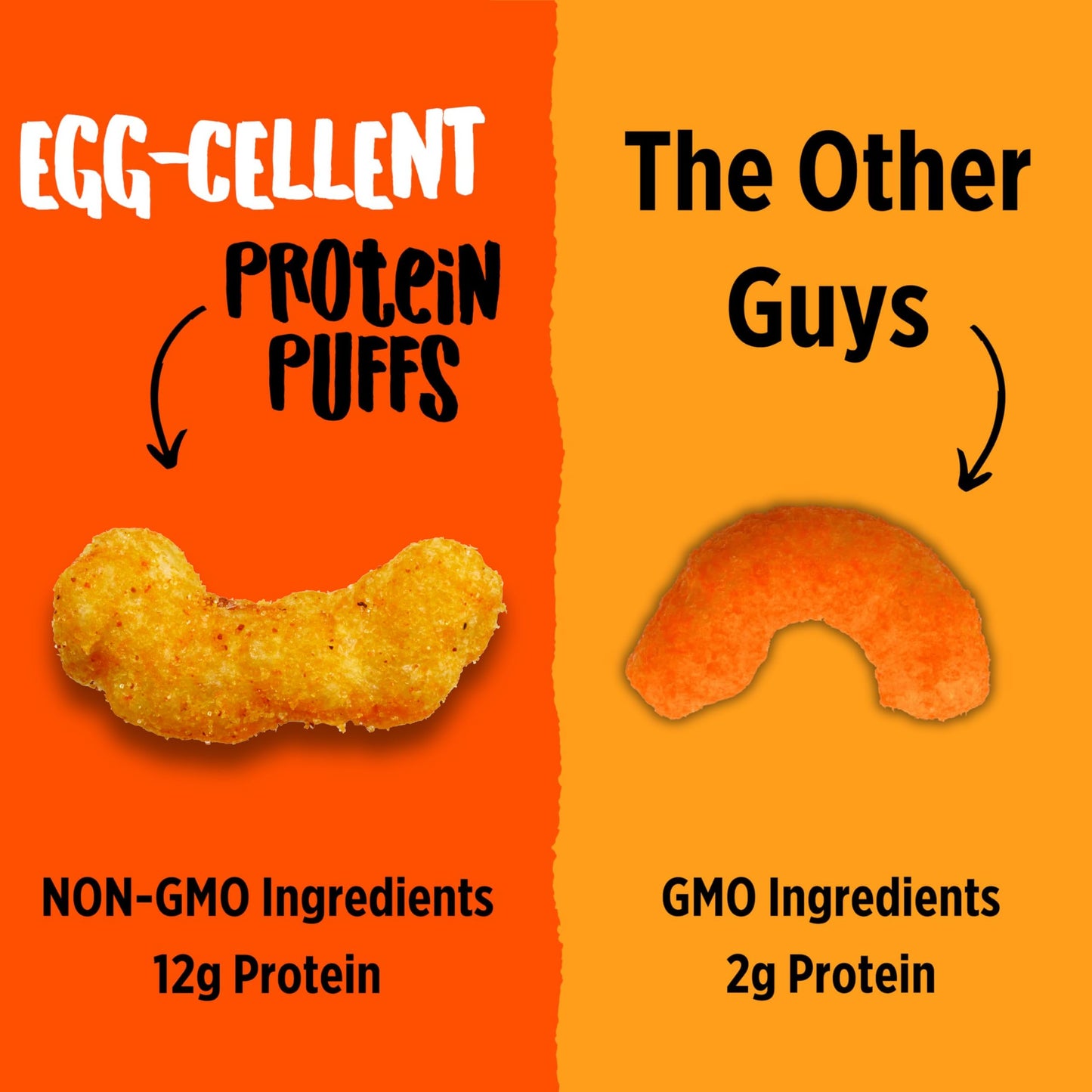 Todd s Better Snacks Egg-Cellent Protein Puffs, Sweet & Smoky BBQ - 12g Protein, Gluten-Free, Paleo-Friendly, Baked, GLP-1 Comp
