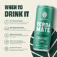 Mateina Yerba Mate Zero Sugar Energy Drink - 120mg Natural Caffeine - Organic  Non-GMO  Non-Carbonated - Dr. Andrew Huberman Recommended - 12 Pack (12oz Cans) (12 Pack  Mint Limeade)