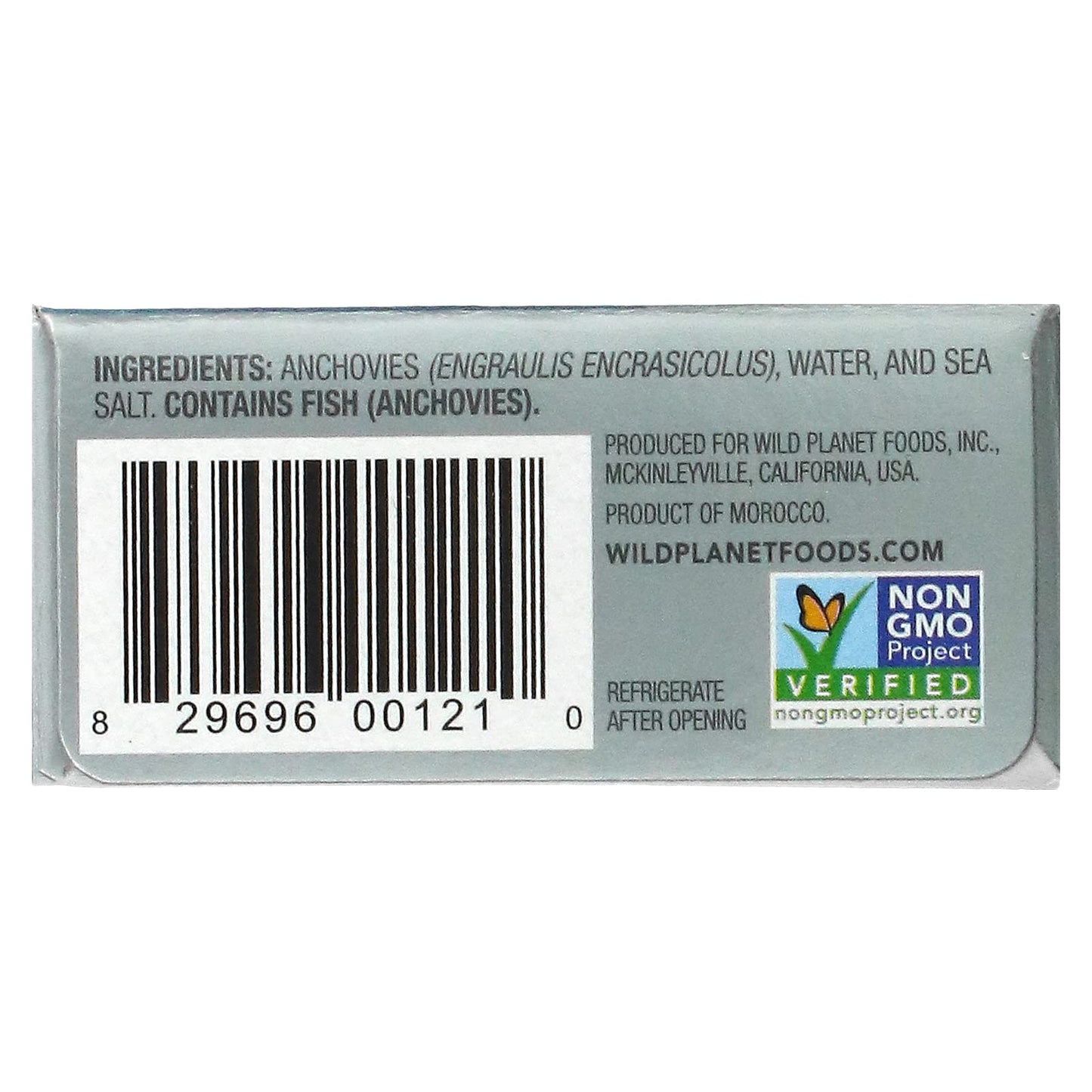 Wild Planet White Anchovies Lightly Salted In Water -- 4.4 Oz