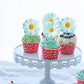 60Pcs Edible Daisy Cupcake Toppers Wafer Paper Flower Cake Topper Decorations Flower Chrysanthemum Party Decorations For Birthda