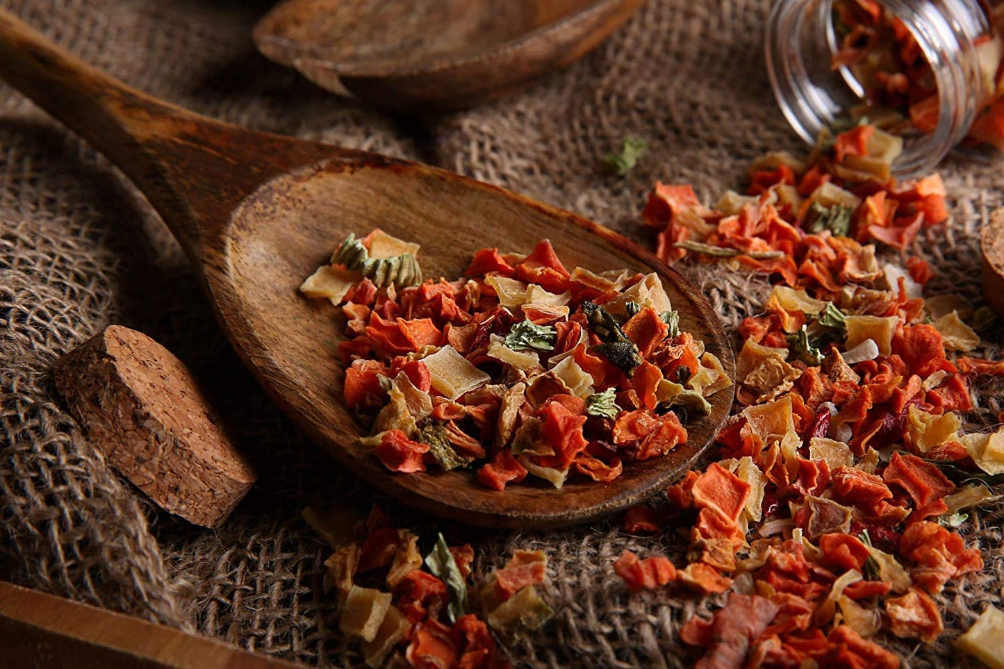 Gourmanity Dehydrated Mixed Vegetables, All Natural Dried Ramen Topping, Adds Color Flavor And Texture To Your Vegetable Soups A