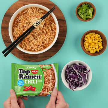 Nissin Top Ramen Chili Flavor Ramen Noodle Soup , 3.0 ounce (pack of 1)