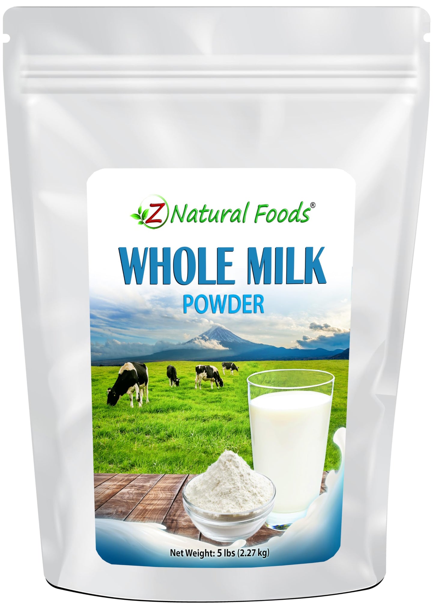 Z Natural Foods Whole Milk Powder - Non-GMO, Gluten-Free, Kosher, 80 Ounce