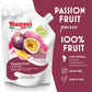 Mazzoni Passion Fruit Puree, 100% Pure Passion Fruit, Maracuya, Just Fruit, No Sugar Added, 2.2 Lbs (35.2 Oz) Real Fruit For Smo
