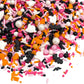 Manvscakes Themed Sprinkles Mix for Cake Decorating, 4 oz, Orange Pink, Assorted Halloween Sprinkles