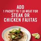 McCormick Fajita Seasoning Mix, For Restaurant-Style Fajitas at Home, Chicken Fajitas, Steak Fajitas, Shrimp Fajitas, Veggie Faj