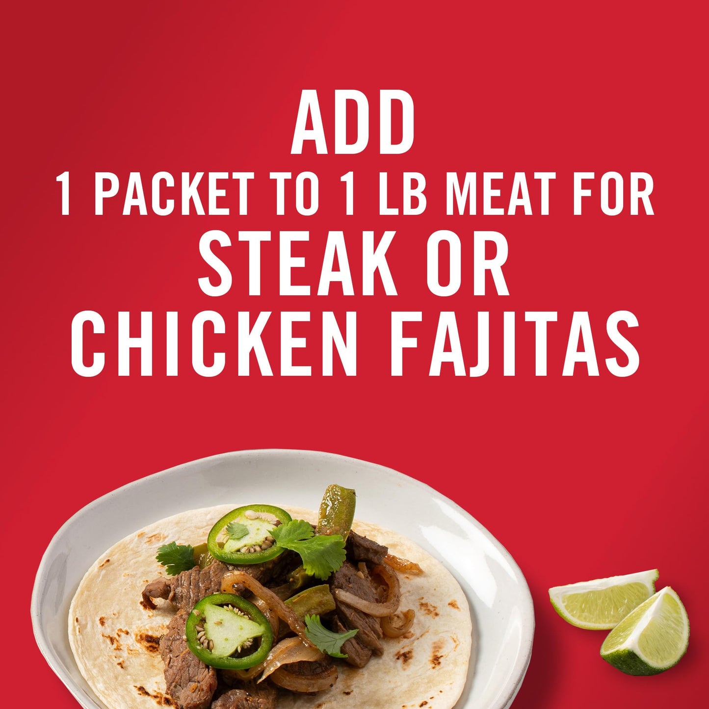 McCormick Fajita Seasoning Mix, For Restaurant-Style Fajitas at Home, Chicken Fajitas, Steak Fajitas, Shrimp Fajitas, Veggie Faj