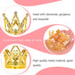 40 Pcs Crowns For Flower Bouquets Crown Cake Topper Small Crown For Flower Accessories Mini Crown Cupcake Toppers For Lady Brida