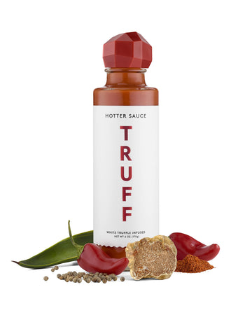 TRUFF Hot Sauce with White Truffle & Jalapeño, 6 oz, Pack of 1, More Heat & Agave Nectar
