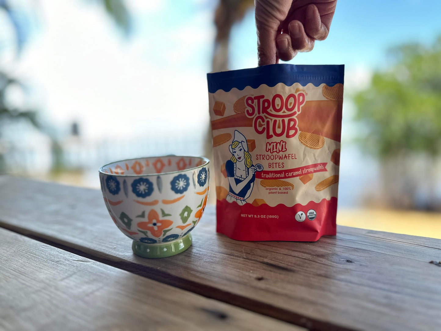 Stroop Club Traditional Organic Mini Stroopwafel Caramel Treats | Vegan, Plant-Based And Dutch-Approved Indulgence - Vegan Waffl