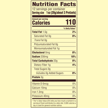 Snyder'S Of Hanover, Pretzel Rods, 12 Oz Bag