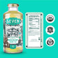 SevenTeas Organic Moroccan Mint Green Tea, Sugar Free, 16 Fl Oz Bottles, Pack of 12