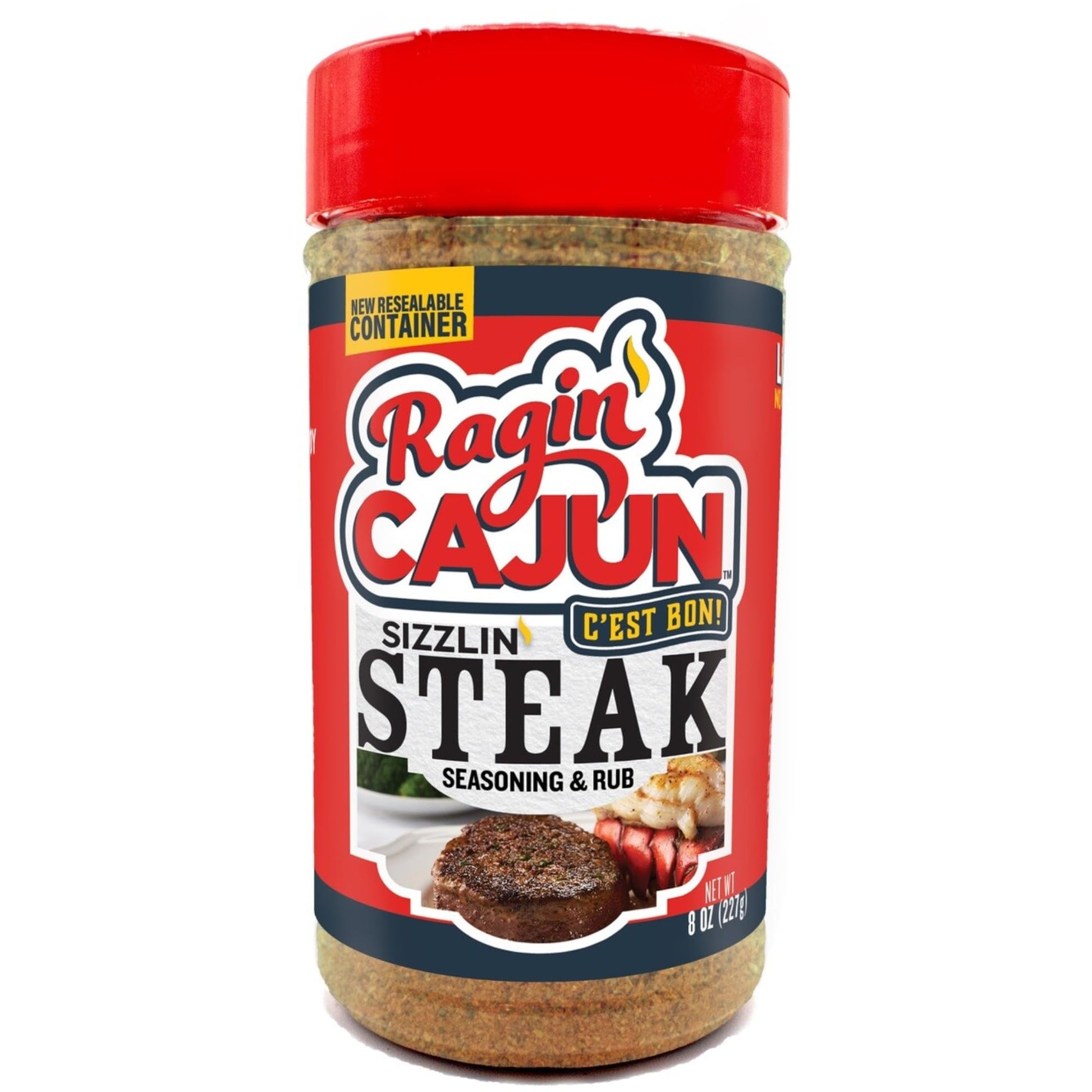 Ragin' Cajun Sizzlin' Steak Seasoning 8 Oz (Pack Of 1)