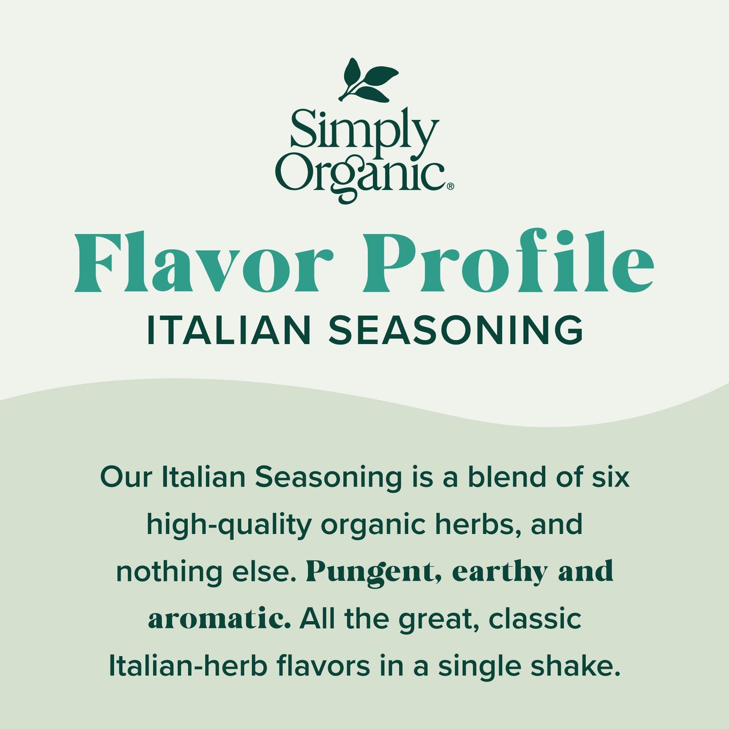 Simply Organic Italian Seasoning, 0.95 Ounce, Organic Herbs, Oregano, Majoram, Thyme, Rosemary, Basil, Sage, Kosher, NonGMO